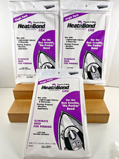 3X NEW OLD STOCK HeatnBond Lite Iron-On Adhesive 17" x 1.25 Yards