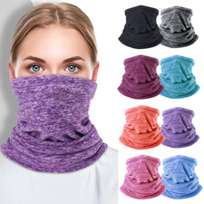 Winter Neck Warmer Ski Mask Fleece Neck Gaiter Half Face Mask Windproof Thermal
