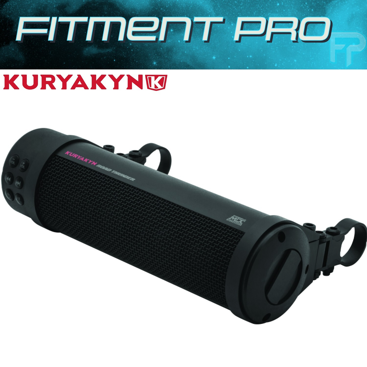 Kuryakyn Road Thunder Sound Bar Plus - Black FOR Motorcycle ATV