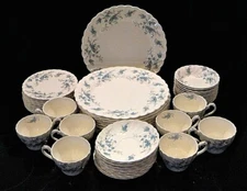 Vintage MCM Myott Staffordshire England "Forget-Me-Not" China - M970 P.U. 