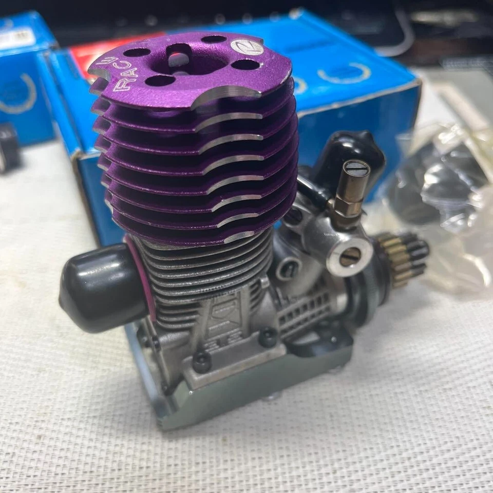 Novarossi Rx-21R 3.5cc Racing Engine Set with Muffler & Turbo Plugs, Used F/S - Image 3 of 4