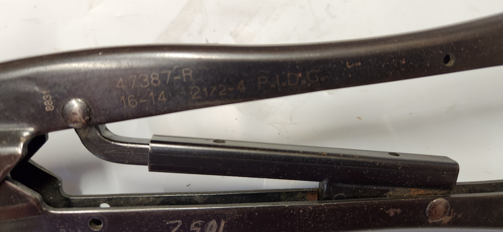 AMP 47387-R 16-14 2-1/2-4 PIDG Ratcheting Crimp Tool w/Etchings. #1052 ...