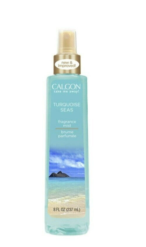 Calgon Take Me Away Turquoise Seas 8oz Body Mist Fragrance