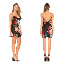 REVOLVE-Show Me Your Mumu Sabine Slip Dress in Midnight Fiesta Burnout Velvet XS