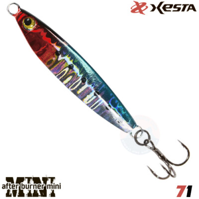 Jig In Metallo XESTA After Burner Mini 15g - Colori Assortiti, Affondante, Per Acqua Dolce E Salata