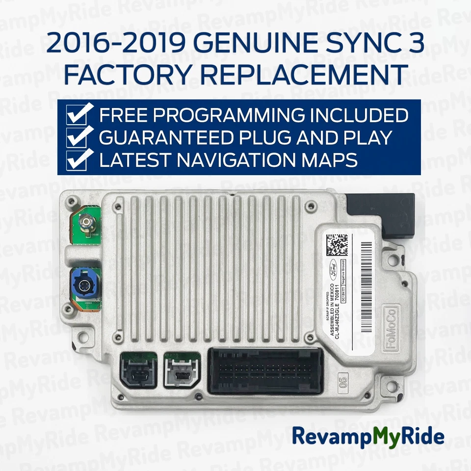 SYNC 3 APIM GENUINE FORD OEM NAVIGATION 3.4 LATEST Maps FREE PROGRAMMING 14G370 - Image 2 of 4