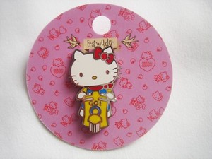 ERSTWILDER X HELLO KITTY SCOOTER ENAMEL  PIN SOLD OUT  NEW WITH CARD