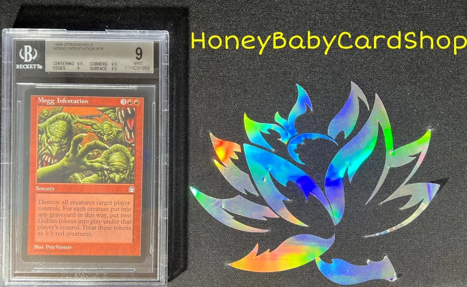 MTG Stronghold 1998 Mogg Infestation BGS 9.0 MINT English STH Rare - Image 4 of 4