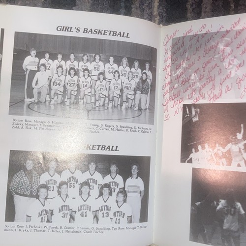 Antigo High School Yearbook 1987 Janet - Picture 3 of 6