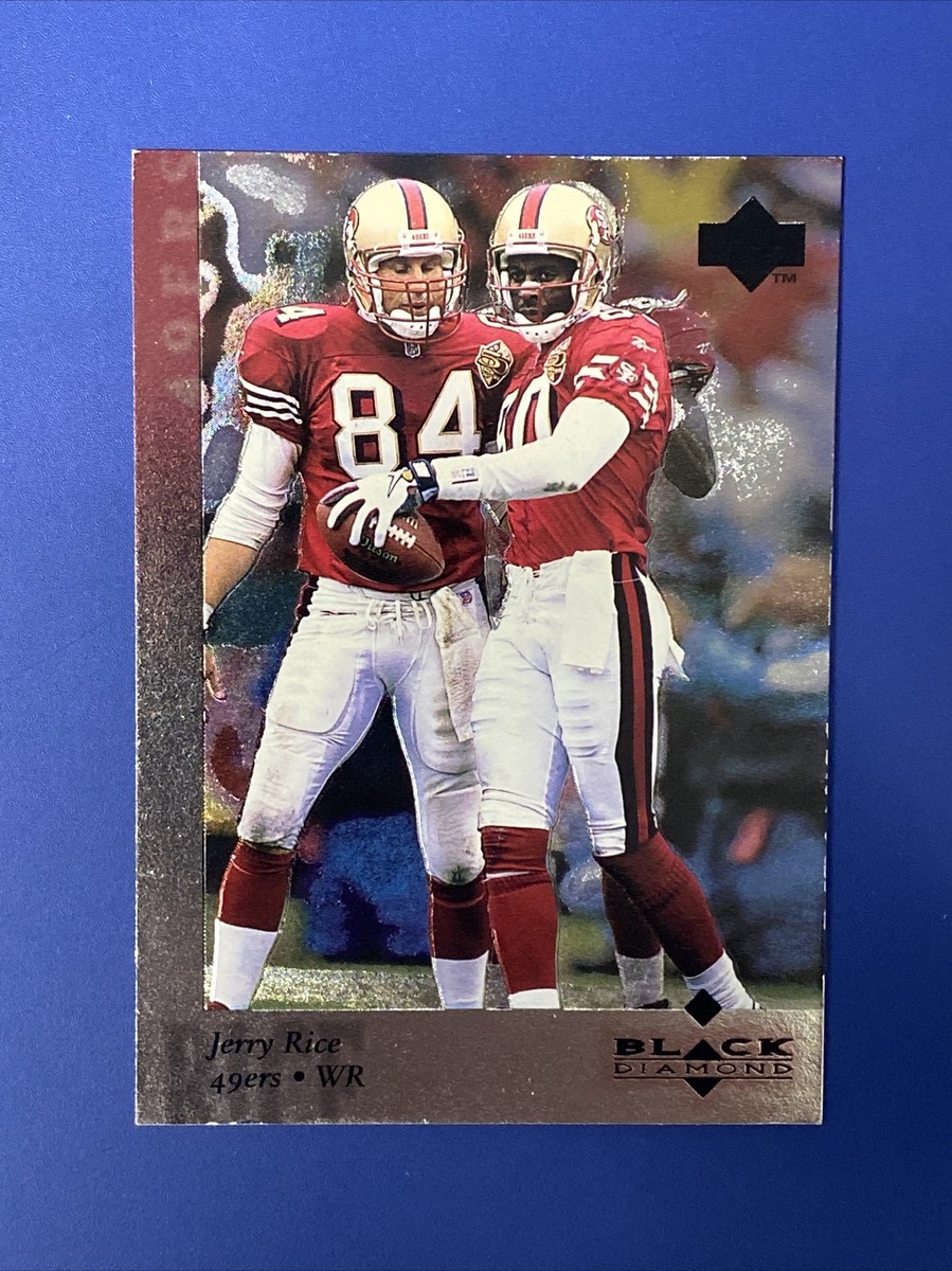 Jerry Rice 1997 Upper Deck Black Diamond Card #38 NFL HOF San