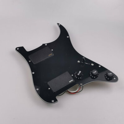 Battipenna Precablato Per Chitarra Fender Con Doppi Humbucker | Pickguard HH Attivo Yumiya - Foto 3