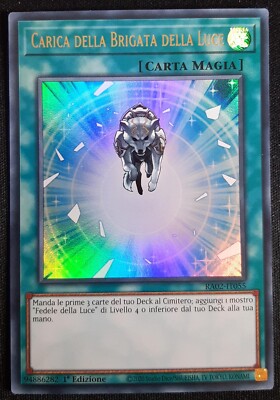 CARICA DELLA BRIGATA DELLA LUCE Ultra R. auf Italienisch RA02-IT055 YUGIOH