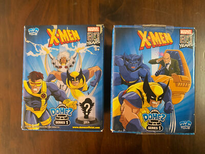 Two (2) Domez X-Men Series 1 Marvel 80th Anniversary Mini Figure Sealed Box New
