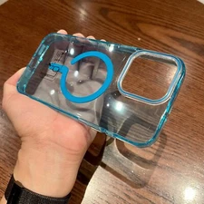 Translucent Mag-Safe Case Anti-Scratch Slim Cover For iPhone 16 Pro Max 15 14 13