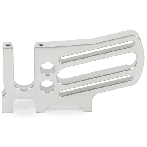 Motor Mount For Large Pinions 1/5 Motor Castle Arrma Limitless Aluminum Silver - Picture 4 of 16