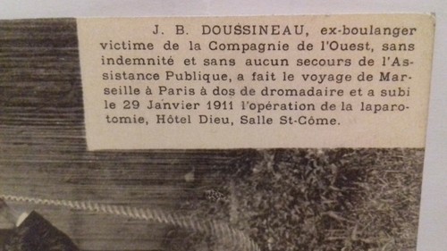 Voyage de Marseille à Paris à dos de dromadaire d'un ex-boulanger.......(S15-21) - Bild 2 von 3