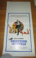 WRONG IS RIGHT SEAN CONNERY LESLIE NIELSEN 1982 ITALIAN LOCANDINA 13x28" New Art