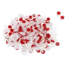 100PCS UR Splice Connectors for Data Phone Wire 3-Port Butt Splice Red Clear