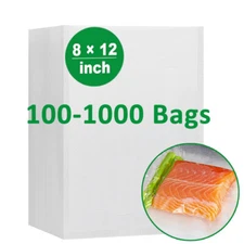 100-1000x Vacuum Seal Bags 8"x12" Food Saver Vacuum Sealer Storage Bags 4 Mil