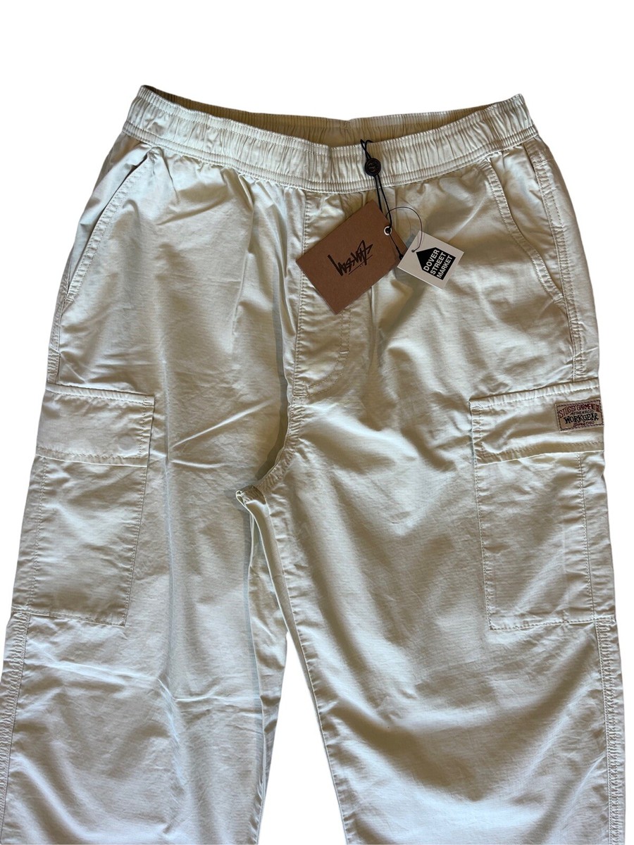 Stussy Ripstop Cargo Beach Pant Cream | eBay Australia