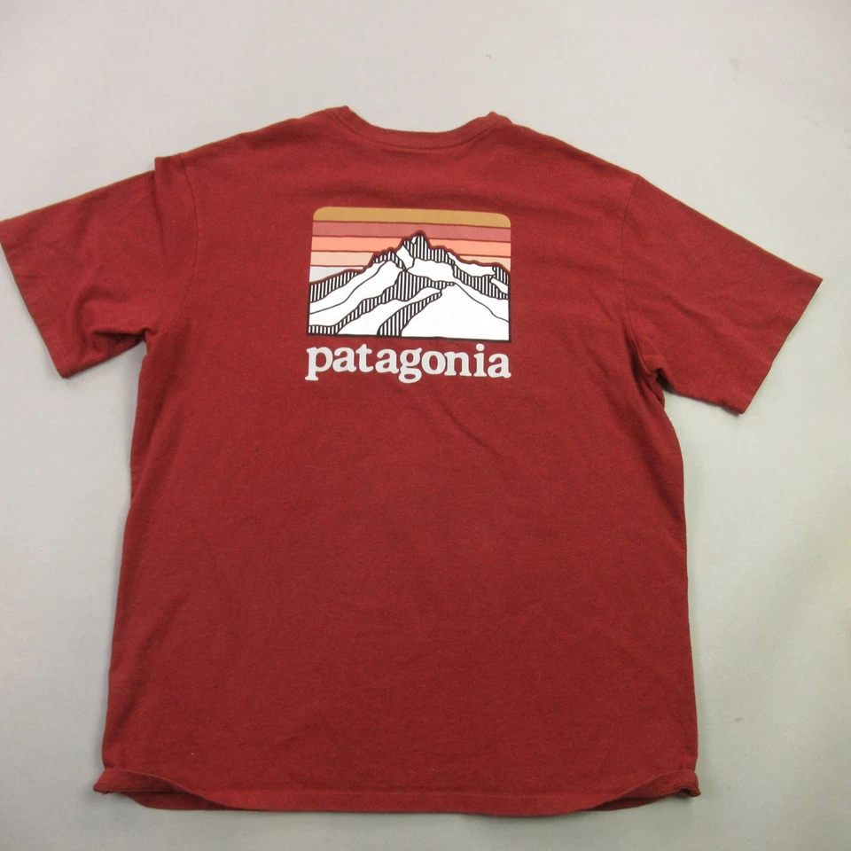 Camisa Patagonia Para Hombre Mediana Manga Corta Calce Regular Ligera Cuello Redondo Foto 4 de 4