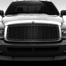 300 Custom Aftermarket Steel Grille For 02-05 150025003500 Dodge Ram Bricks Bk 300 Custom Aftermarket Steel Grille For 02-05 150025003500 Dodge Ram Bricks Bk