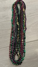 8 Mardi GRAS BEADS NECKLACES BIRTHDAY PARTY Dress Up Pretend play