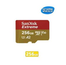 Sandisk 256GB Extreme MicroSD Memory Card Steam Deck Nintendo Switch Gaming