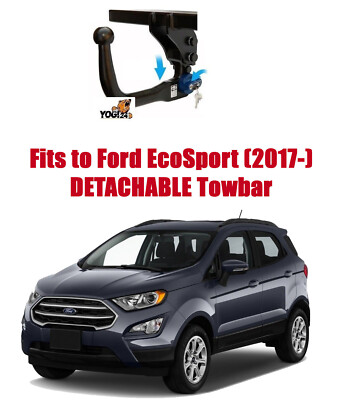 Abnehmbare Zug Stange Für Ford Ecosport Facelift 2017-22 & 7 Stecker Bypass