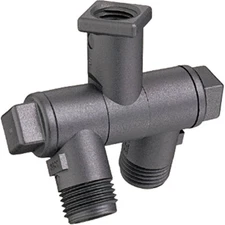 TeeJet Double Swivel Nozzle 1/4" Inlet 3/8" Outlet - 8600-2-1/4T-NYB