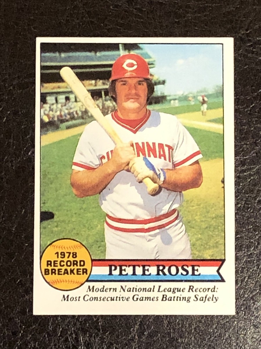 1979 Topps Pete Rose 1978 Record Breaker Card #204 NM-MT