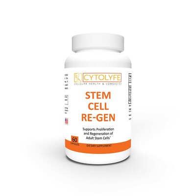 Stem Cell Re-Gen | 60 Caps | Stem Cell Nutrients | Bone Marrow | Immune System 