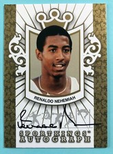  2009 SPORTKINGS GOLD RENALDO NEHEMIAH 49ERS AUTO (ONLY 10 MADE)