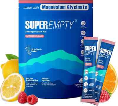 Powdered Drink Mix Calm,Adaptogenic Drink Mix Calm, Raspberry Lemonade Drink Cal