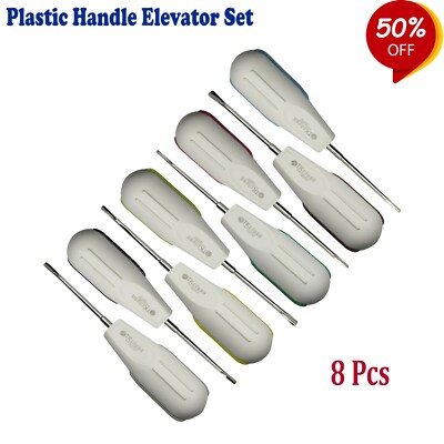 AUFZÜGE SET 8-teilig GERADE UND GEBOGENE KUNSTSTOFFGRIFF LIFT
