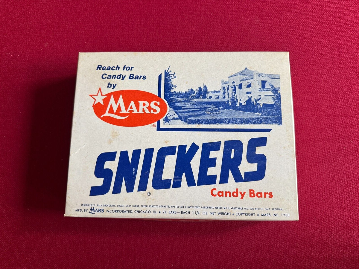 1958, SNICKERS, Original Display Box (Scarce / Vintage) | eBay