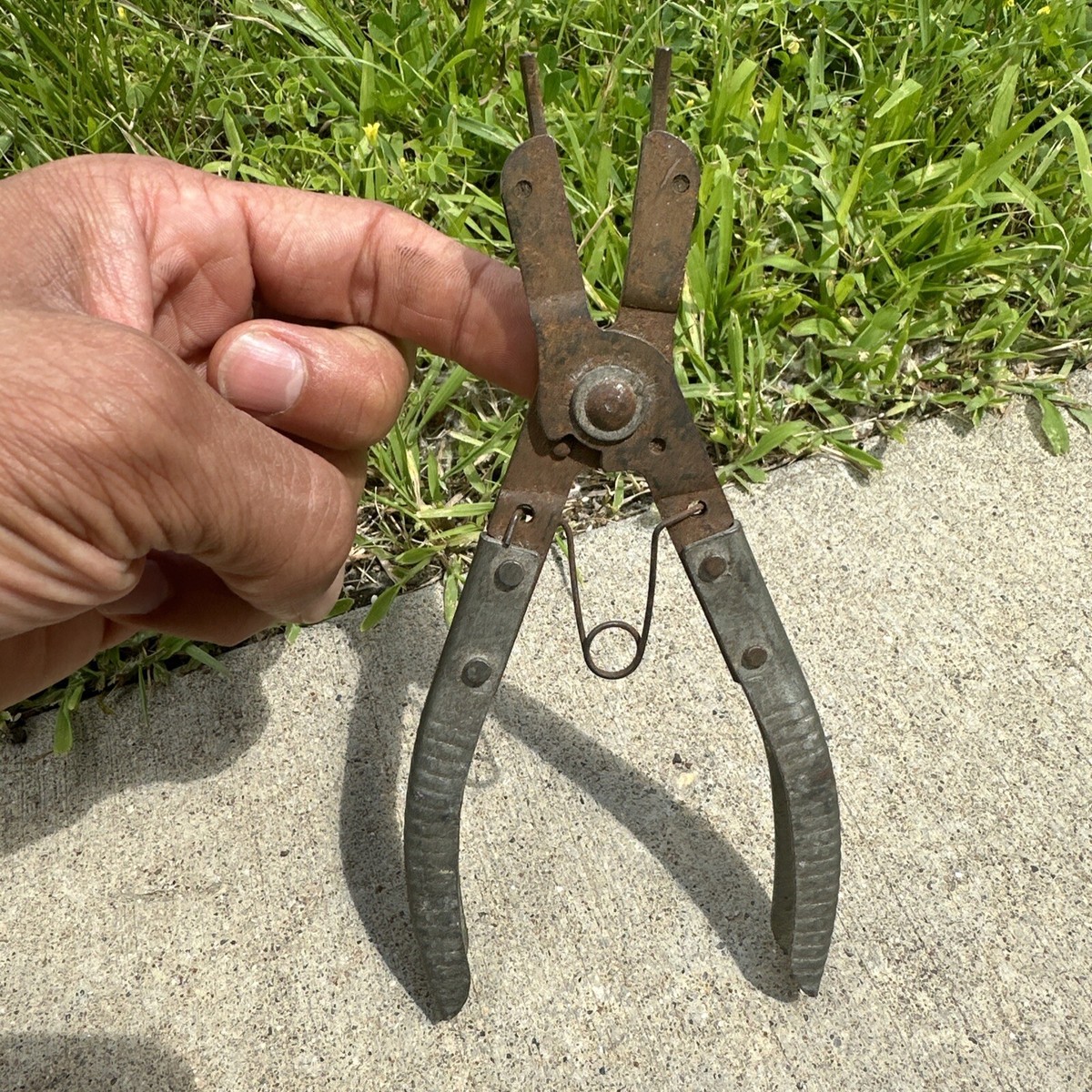 Vintage K-D MFG Co. SNAP RING PLIERS NO.445 USA GREAT CONDITION