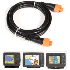 Replacement for Lowrance Ethernet Cable with 5 Pin Yellow Plugs 6Ft 000-0127-51