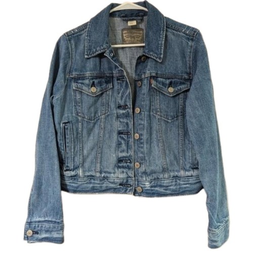 Levi's Jean Jacket Girls Boys Size Large Pockets Denim Youth Kids