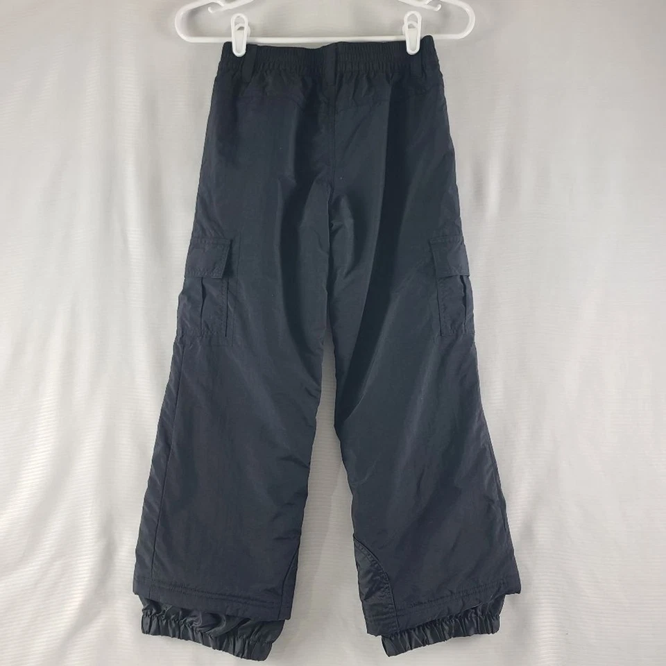 Sport Essentials Kids 8 Snow Ski Pants Black Pull On - Image 2 of 4