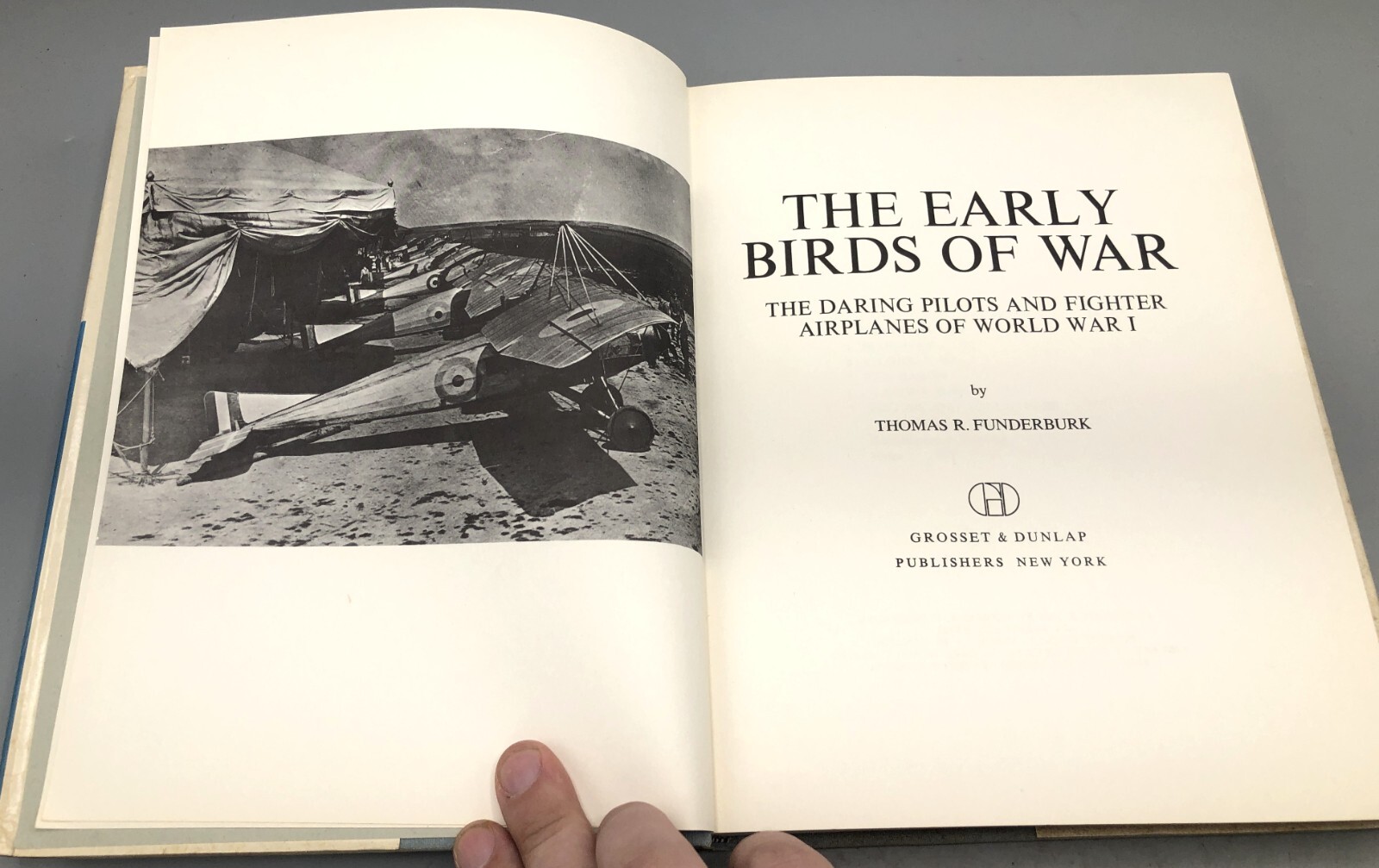 Adventures in Flight The Early Birds of War Thomas R. Funderburk Hardcover Book