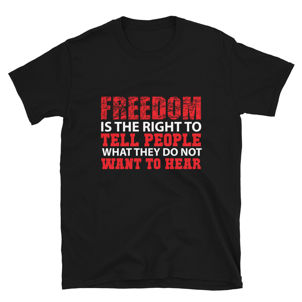 Freedom Definition Of Freedom Of Speech T-Shirt | eBay
