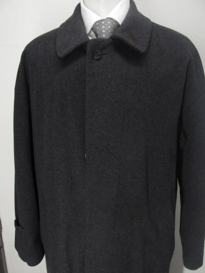 ATELIER TORINO 羊毛/羊绒混纺大衣 US L 或 XL 完好! S51 — 第 2/4 张图片