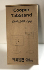 Cooper TabStand Height Adjustable iPad Stand NEW Frost White 4.4 lb Support