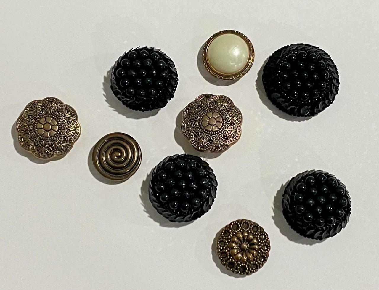 Vintage Assorted Button Covers - image 1