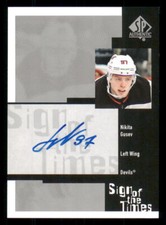 2019-20 SP Authentic Sign of the Times Rookies #RSOTTNG Nikita Gusev B