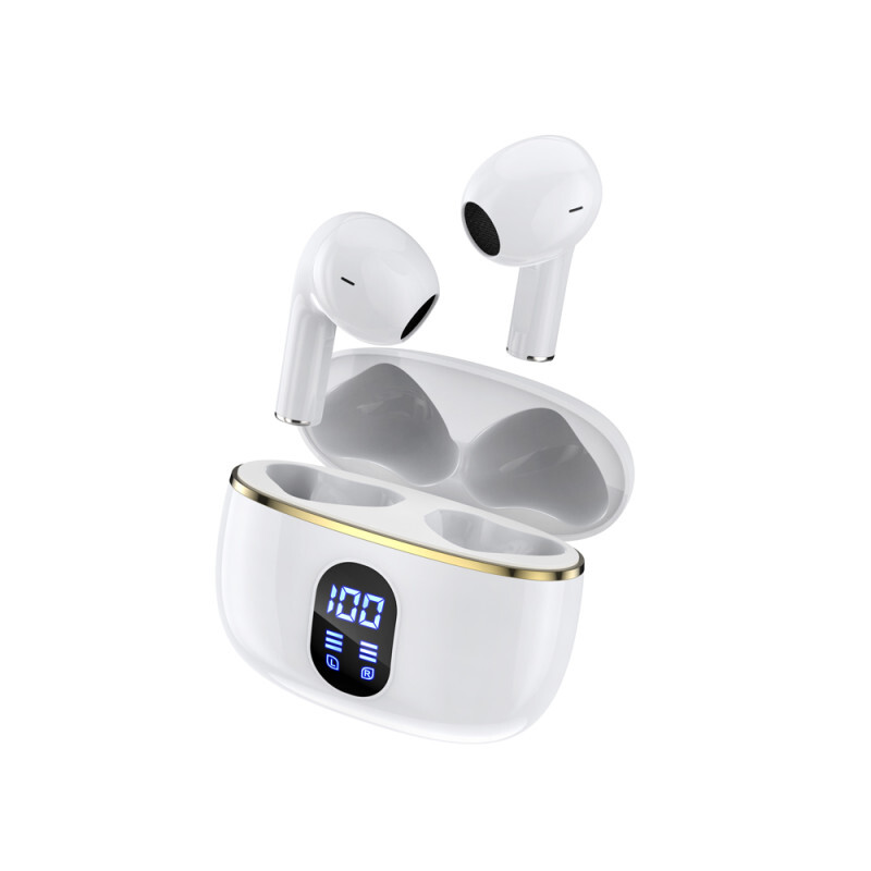 Écouteurs Bluetooth 5.3 sans fil TWS à réduction de bruit ENC et batterie 36h pour smartphone