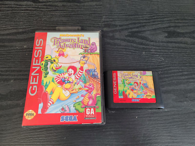 McDonald's Treasure Land Adventure for Sega Genesis In Box IB Great Shape