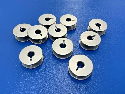 10 Umlaufgreifer Aluminium Spulen für fast alle Pfaff Nähmaschinen Umlaufgreife