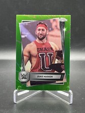 Duke Hudson GREEN REFRACTOR /99 2025 Topps Chrome WWE NXT #112